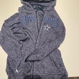 Antigua Dallas Cowboys Full Zip Hoodie - Size L